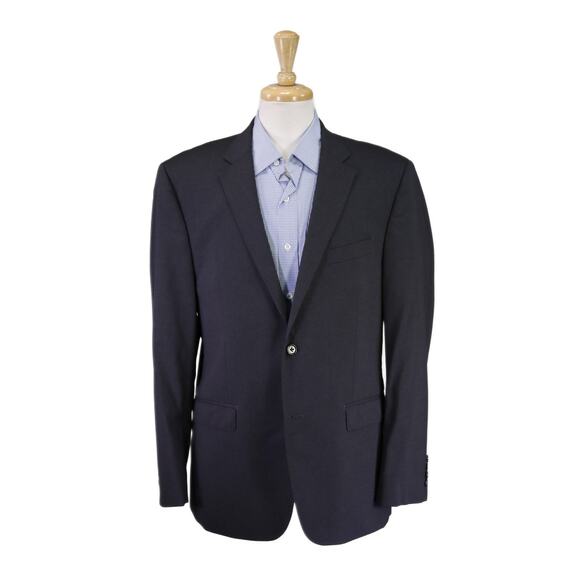 Lauren Ralph Lauren Mens Slim Fit Solid Gray 2-Btn Wool Blazer Jacket 42R - Picture 1 of 9